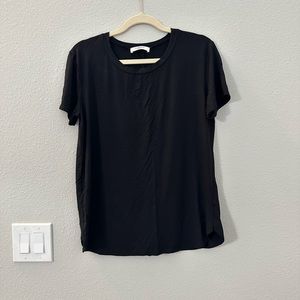 Carly Jeans Los Angeles black tee, size L, EUC